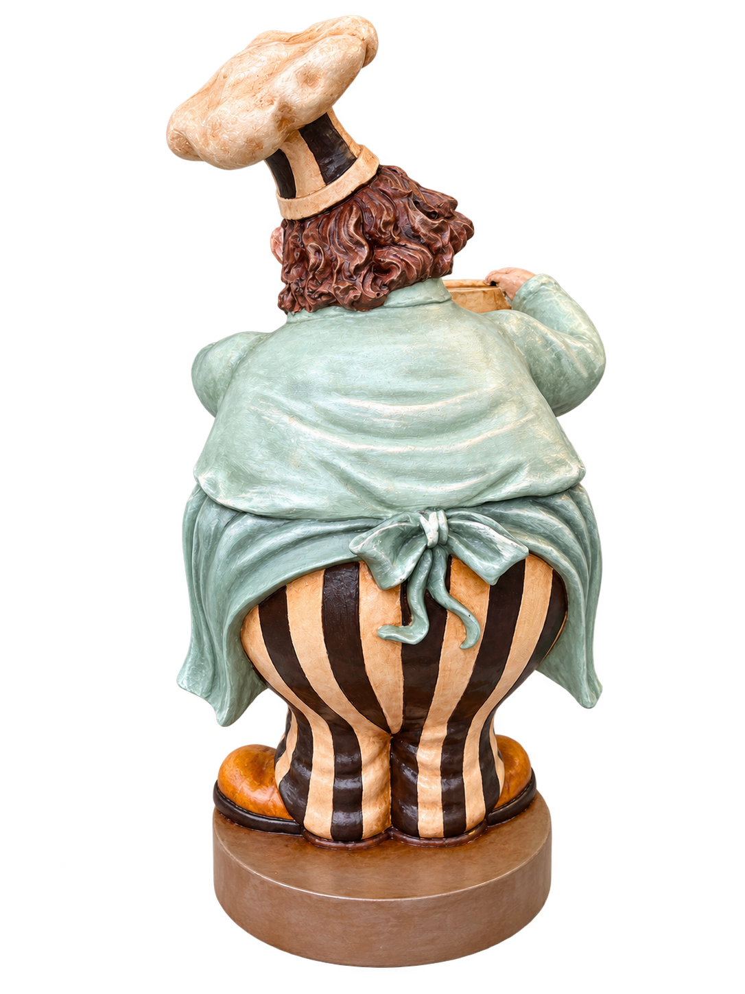 Bon Appetit El Boyaması Dekoratif Aşçı Figürü – 44×27 cm