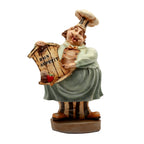 Bon Appétit Yazılı Şef Figürü – Dekoratif Polyester Aşçı Heykeli